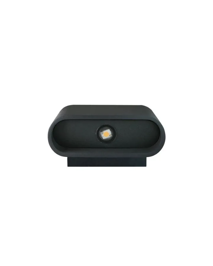 Sandy Anthracite Exterior Down Wall Light