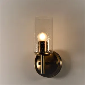 Seeded Glass Vintage Wall Light