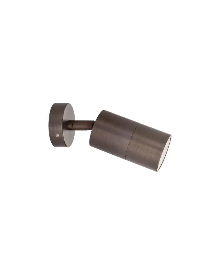 Single Adjustable Spot Light | Antique Brass | TRIColour