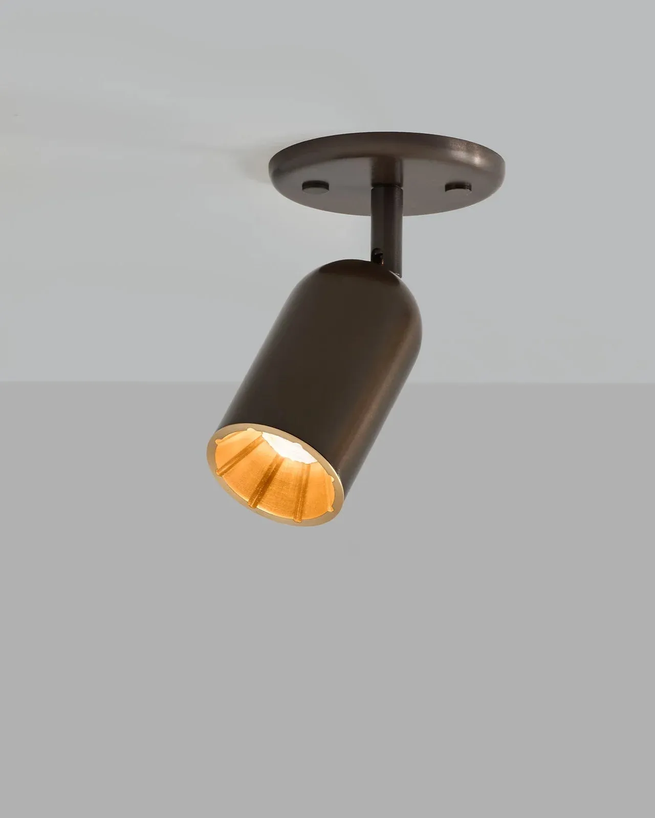 Solid Brass Spot Ceiling Light