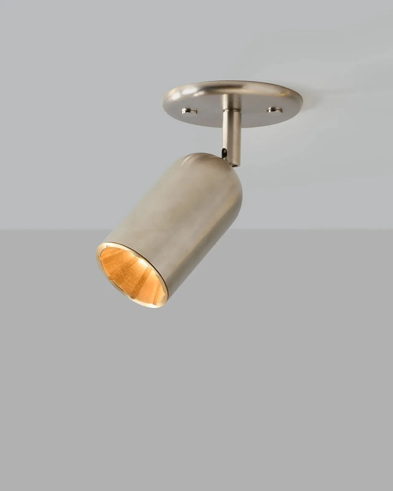 Solid Brass Spot Ceiling Light