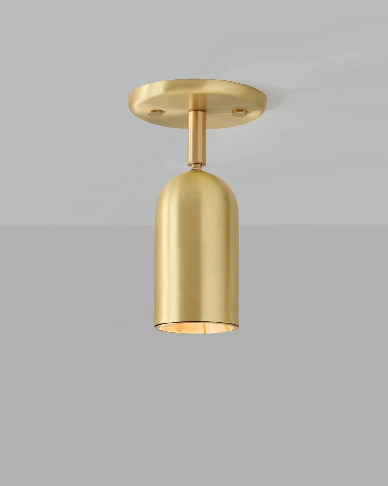 Solid Brass Spot Ceiling Light