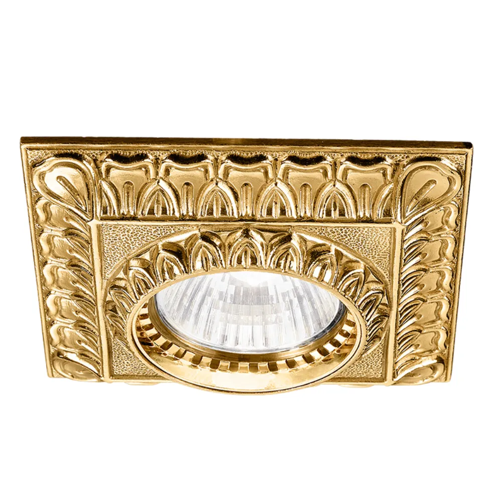 Square Brass Spot Lights in a choice of finishes