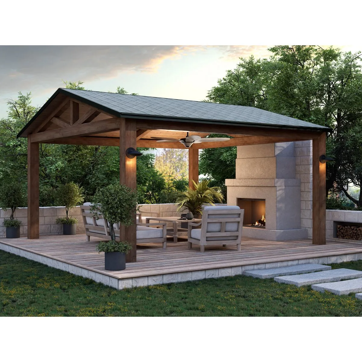 Strata Collection LED Outdoor Wall Lantern