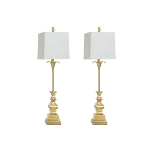 Stylecraft 33.5" Silanti 2-Pc. Lamp Set - GOLD ONE SIZE