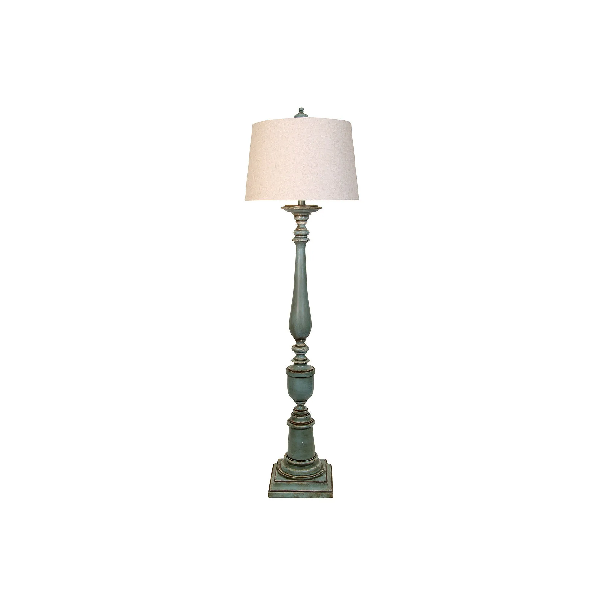 StyleCraft Home Collection L72018DS Avignon Blue Floor Lamp