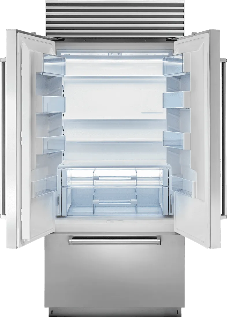 Sub-Zero BI36UFDIDSPH 36" Classic French Door Refrigerator/Freezer With Internal Dispenser