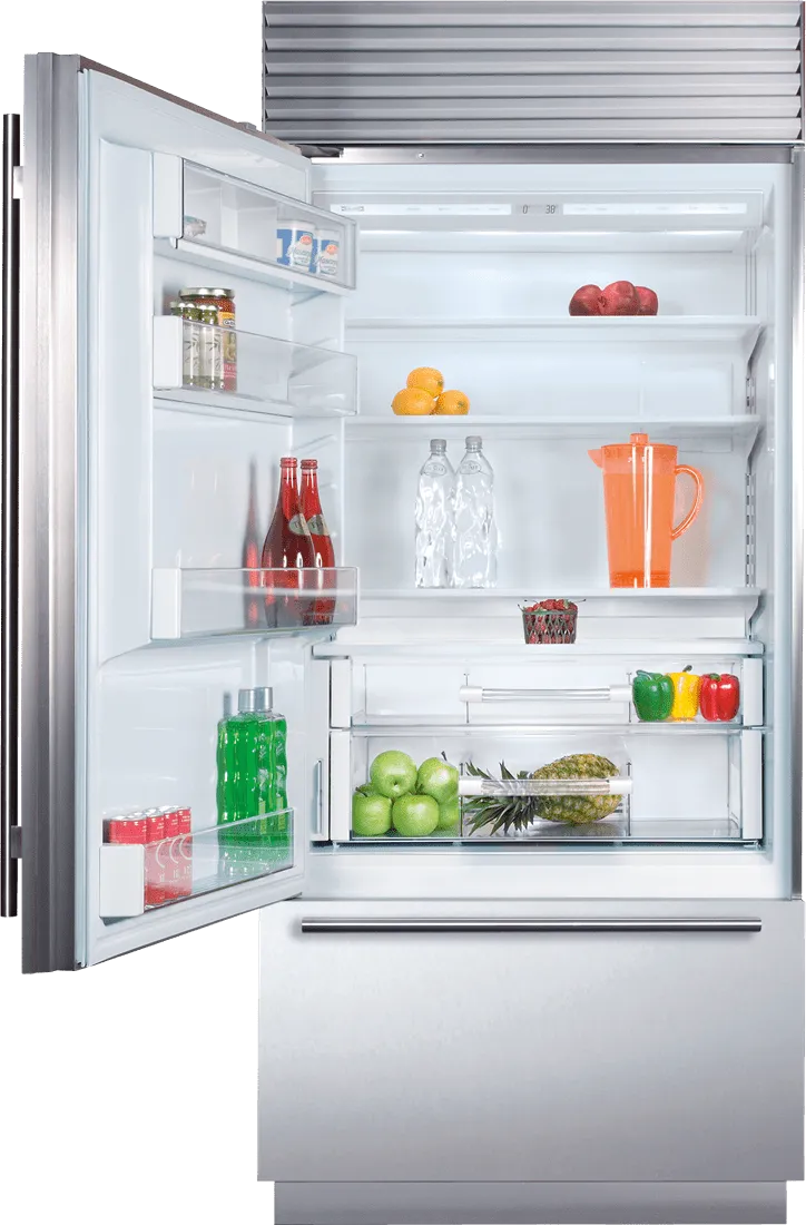 Sub-Zero BI36USPHLH 36" Classic Over-And-Under Refrigerator/Freezer