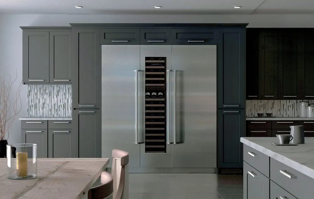 Sub-Zero IC30RIDLH 30" Designer Column Refrigerator With Internal Dispenser - Panel Ready