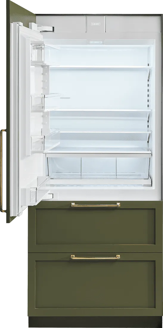 Sub-Zero IT36CIIDLH 36" Designer Over-And-Under Refrigerator/Freezer With Internal Dispenser And Ice Maker - Panel Ready