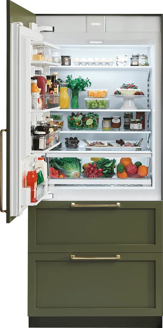 Sub-Zero IT36CIIDLH 36" Designer Over-And-Under Refrigerator/Freezer With Internal Dispenser And Ice Maker - Panel Ready