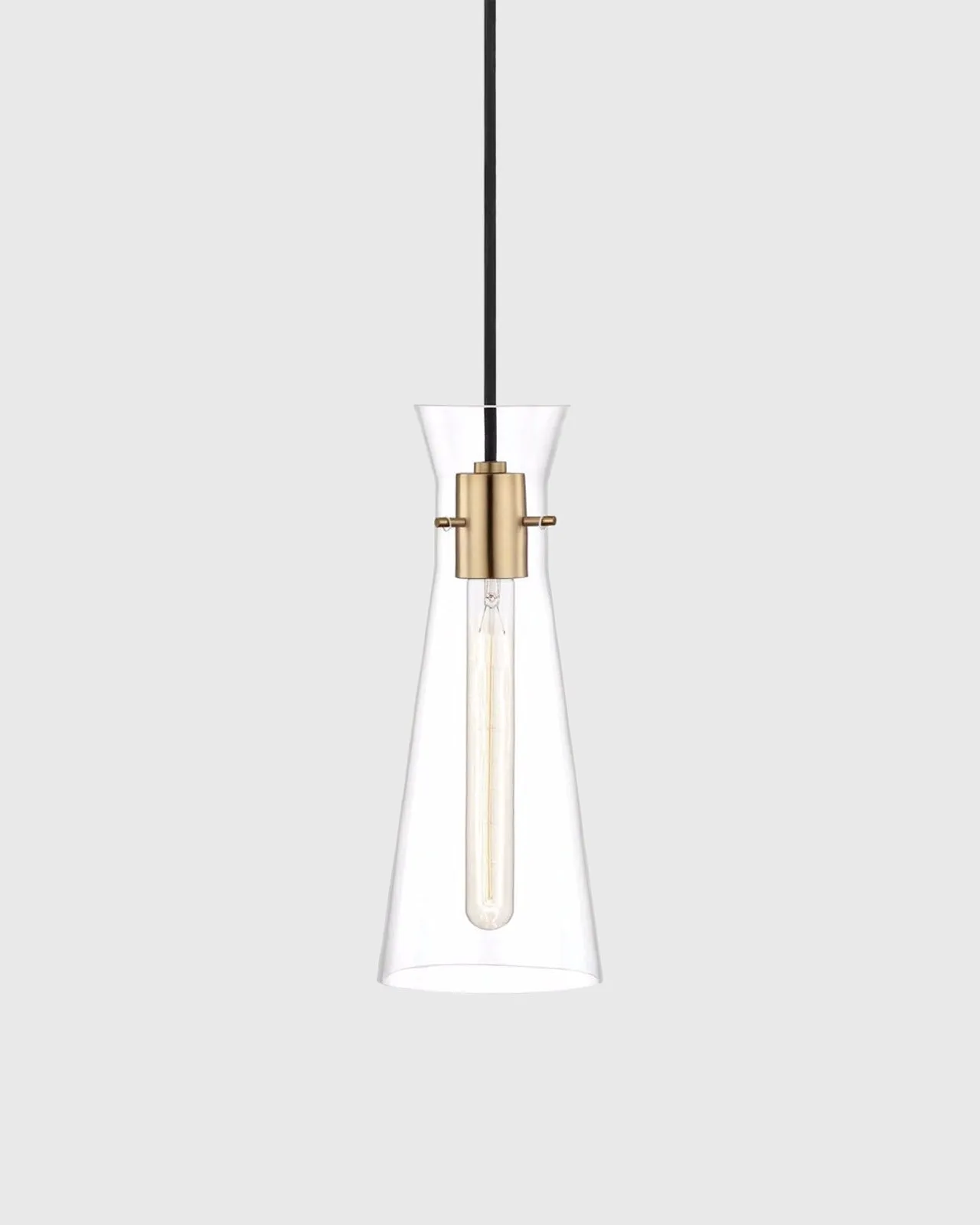 Timeless Conical Glass Pendant