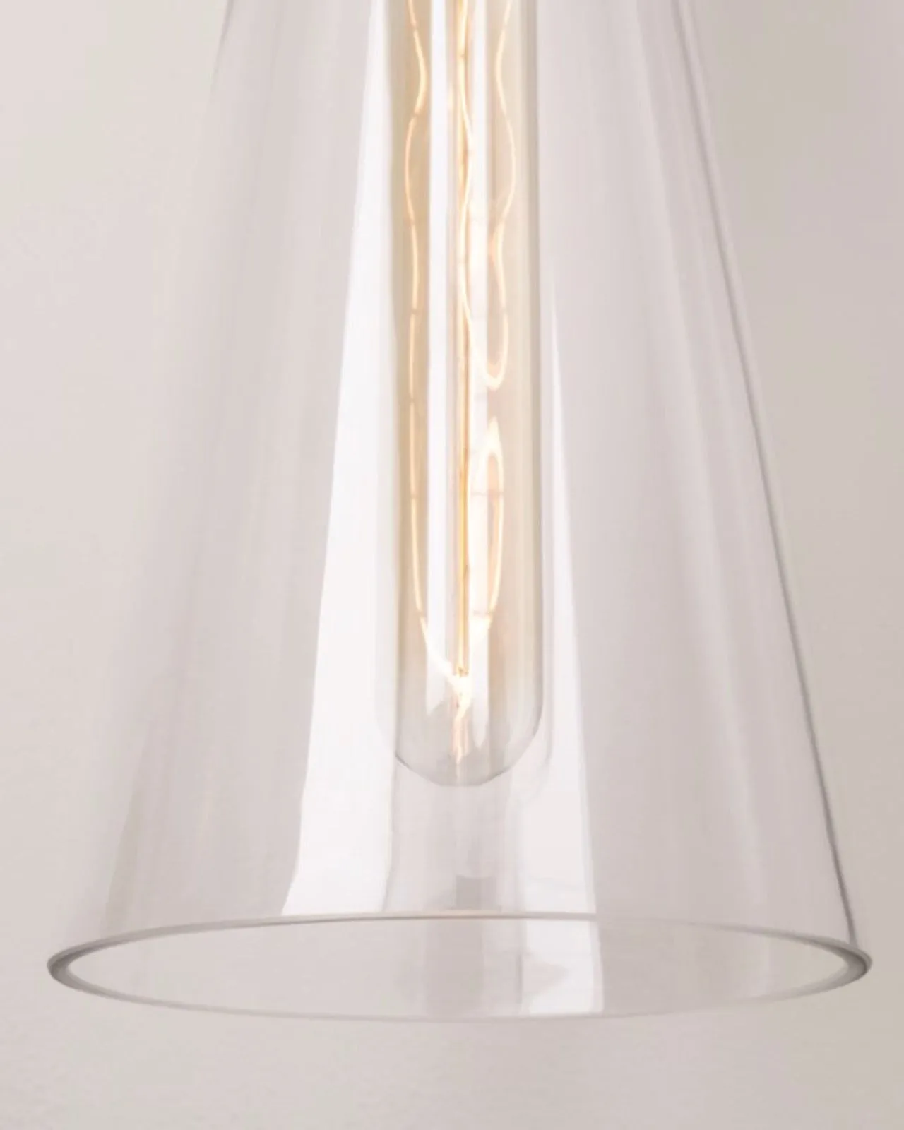 Timeless Conical Glass Pendant