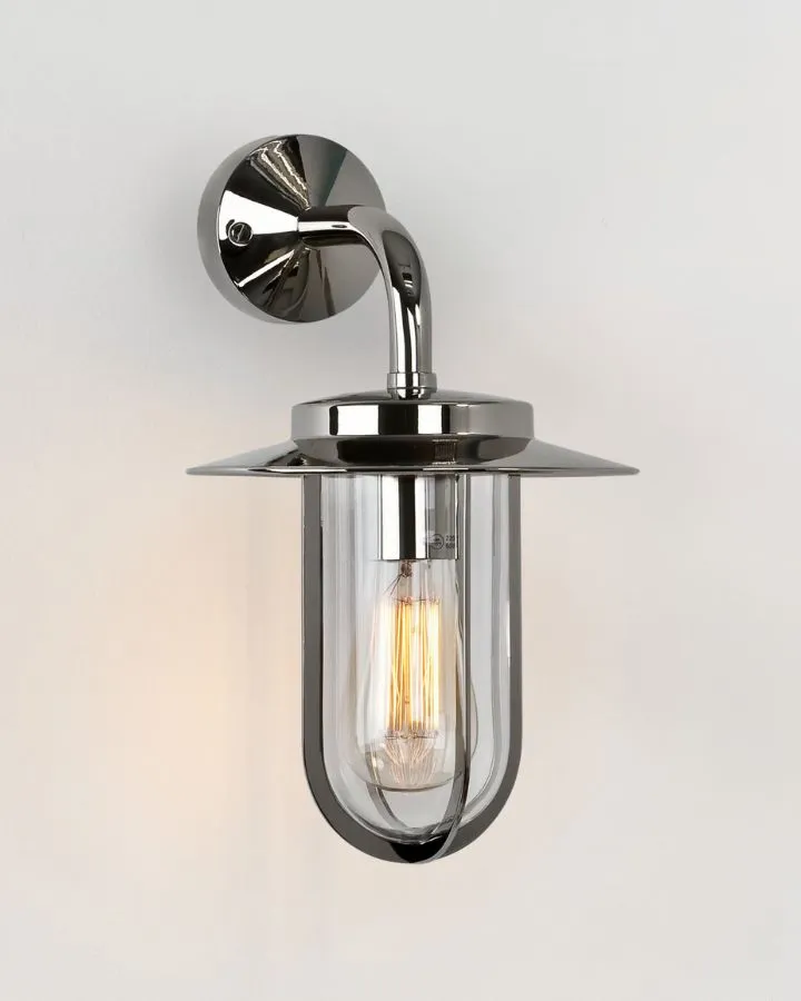Transitional Industrial Exterior Wall Light