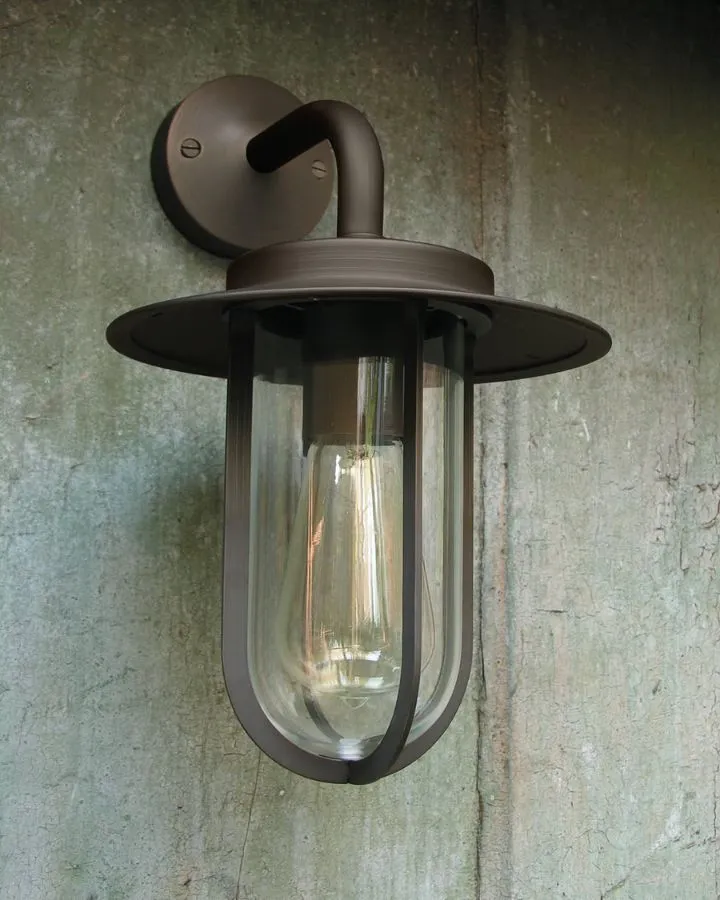 Transitional Industrial Exterior Wall Light