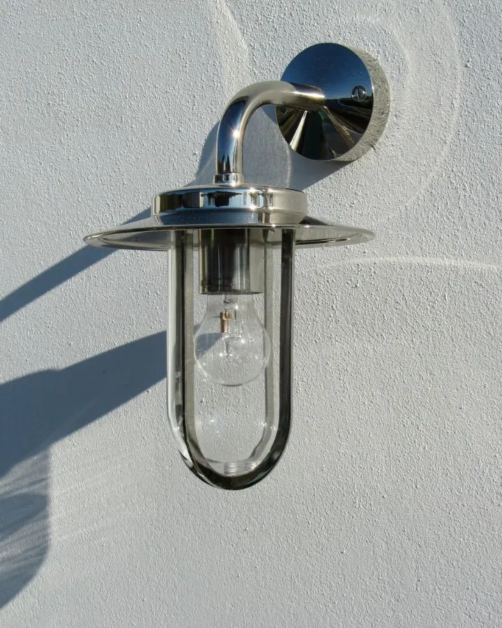 Transitional Industrial Exterior Wall Light