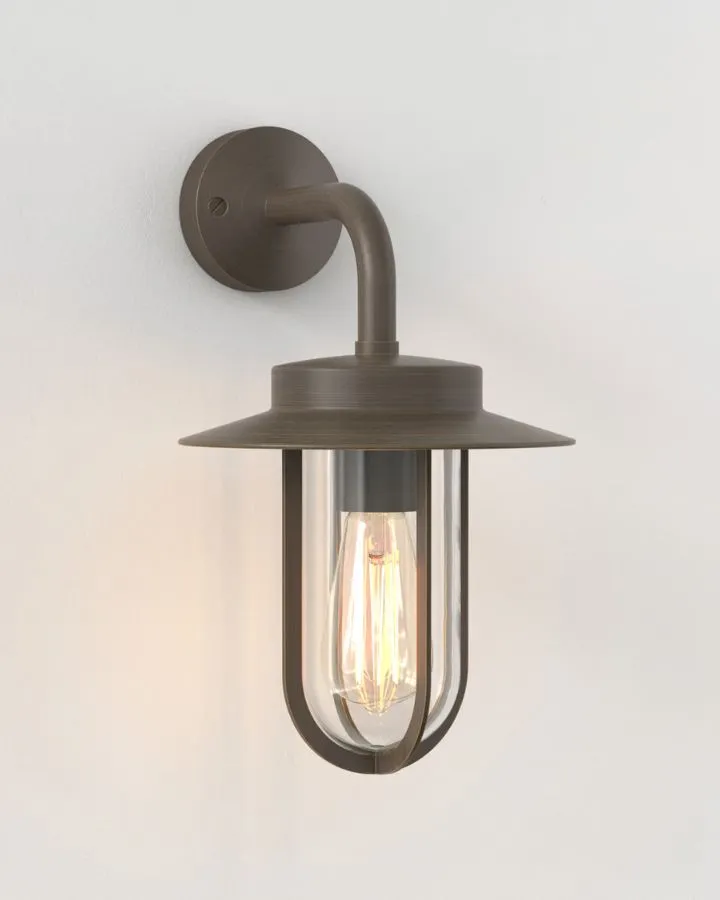 Transitional Industrial Exterior Wall Light