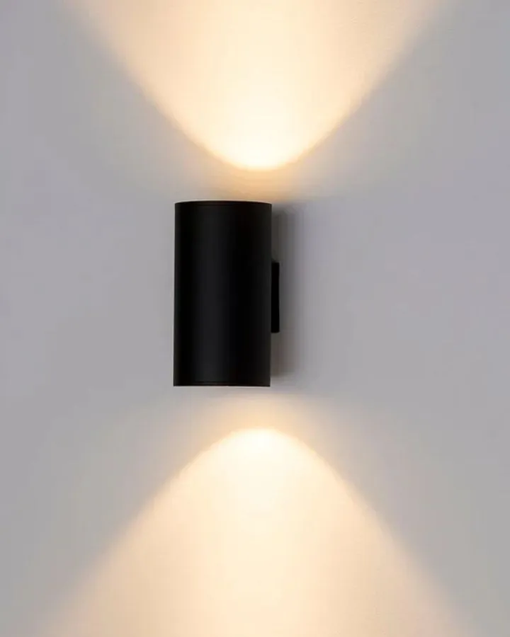 Up & Down Exterior Pillar Wall Light | TRIColour