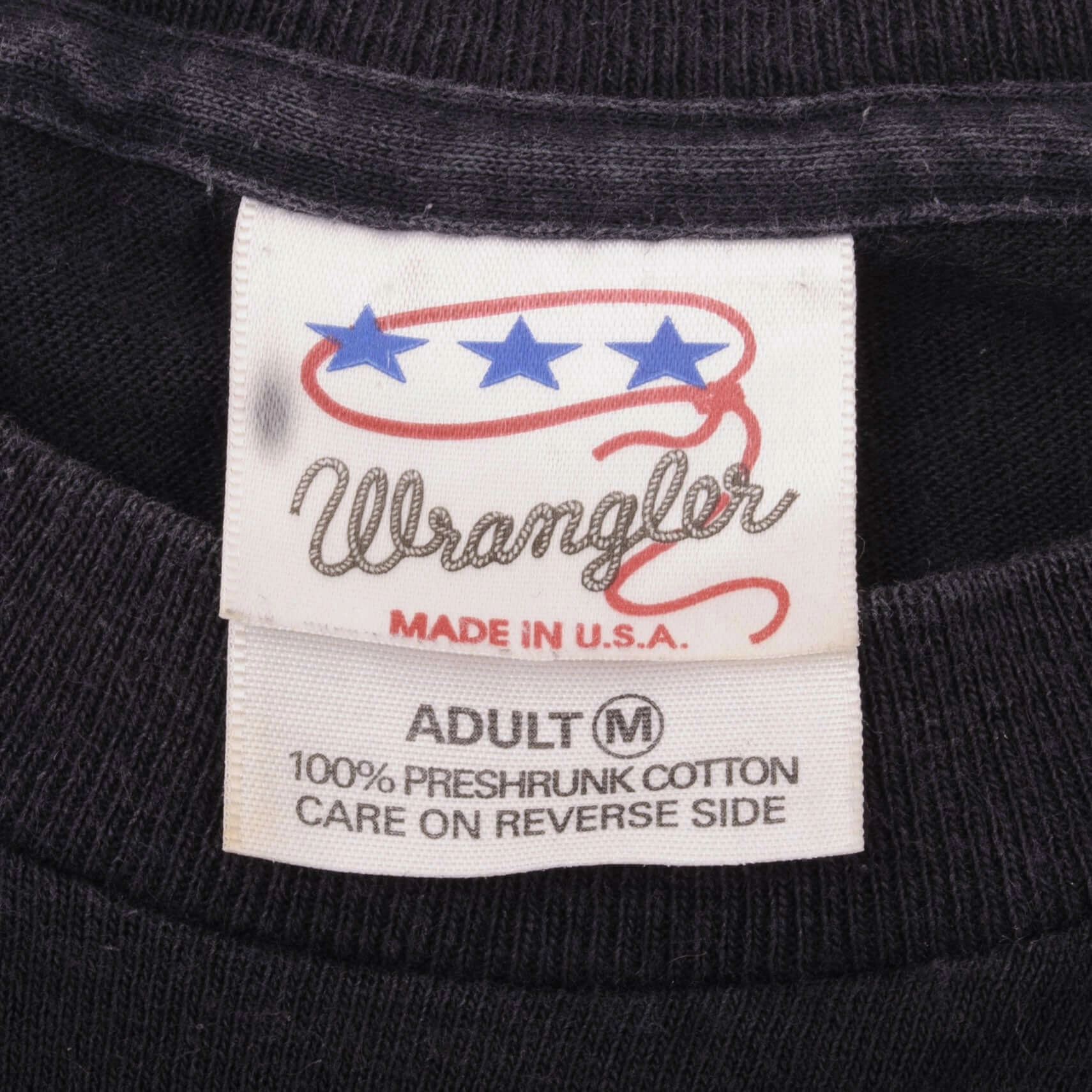 VINTAGE WRANGLER BULL RODEO 1990S TEE SHIRT SIZE MEDIUM MADE IN USA