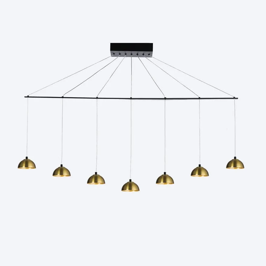 ZORO LINEAR 7 LED WITH YOSH SHADE PENDANT DIMMABLE