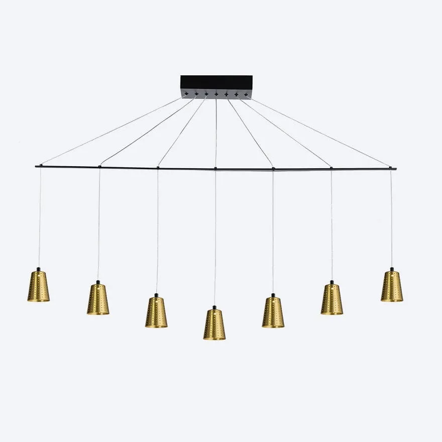 ZORO LINEAR 7 LED WITH YOSH SHADE PENDANT DIMMABLE