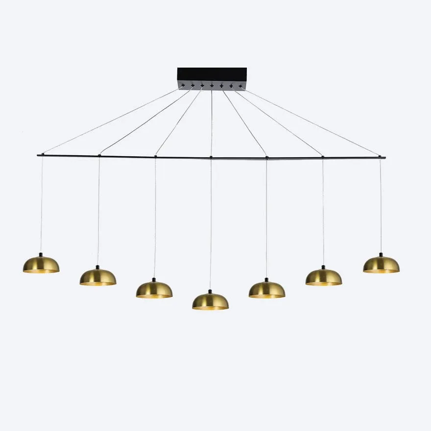 ZORO LINEAR 7 LED WITH YOSH SHADE PENDANT DIMMABLE