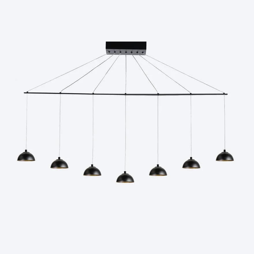 ZORO LINEAR 7 LED WITH YOSH SHADE PENDANT DIMMABLE