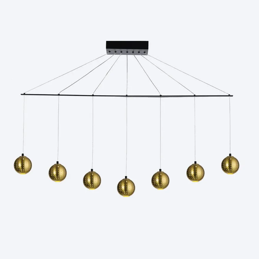 ZORO LINEAR 7 LED WITH YOSH SHADE PENDANT DIMMABLE