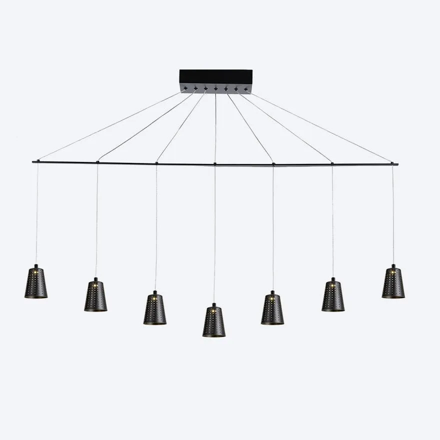 ZORO LINEAR 7 LED WITH YOSH SHADE PENDANT DIMMABLE