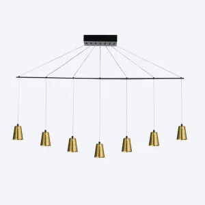 ZORO LINEAR 7 LED WITH YOSH SHADE PENDANT DIMMABLE