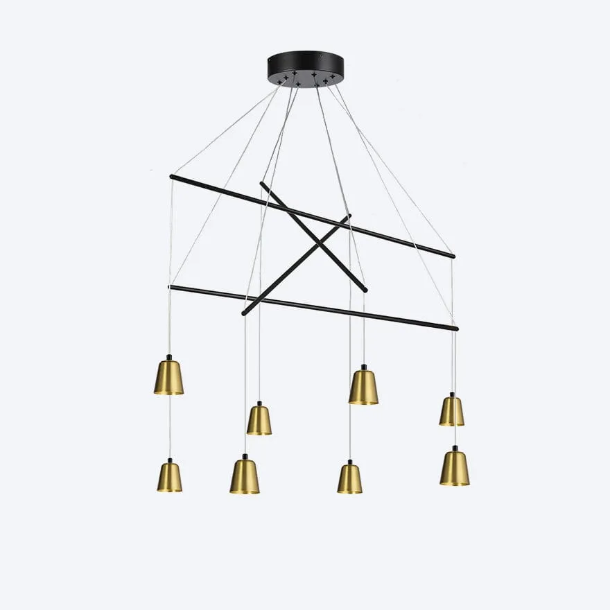 ZORO MULTI 8 LED WITH YOSH SHADE PENDANT DIMMABLE