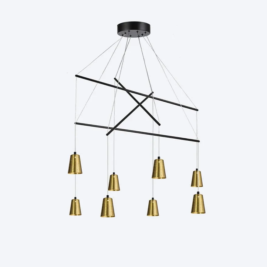ZORO MULTI 8 LED WITH YOSH SHADE PENDANT DIMMABLE